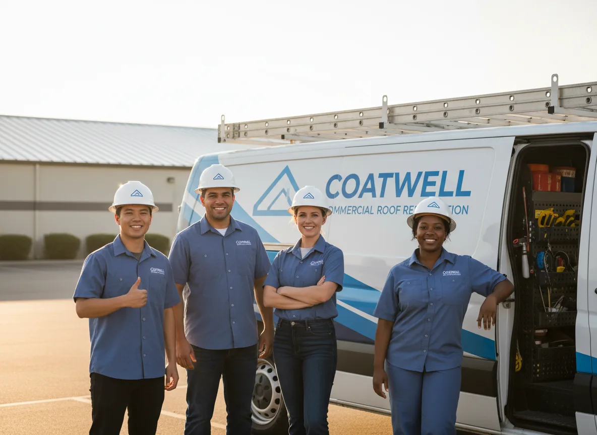 Commercial roof coating company in Rossville, GA